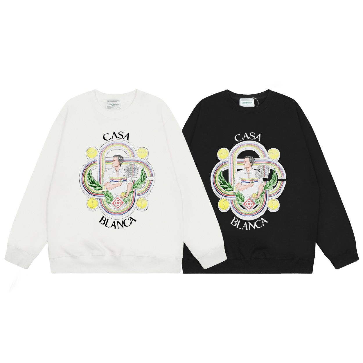 New arrival tennis man crewneck