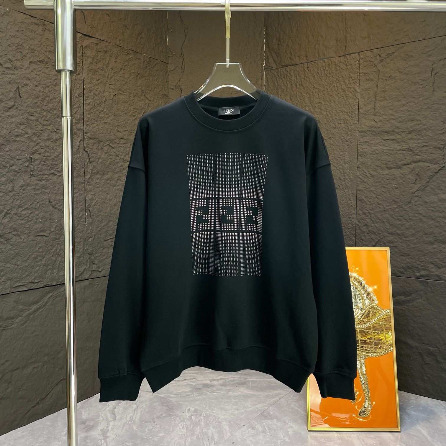 1:1 Version new arrival basic crewneck hoodie