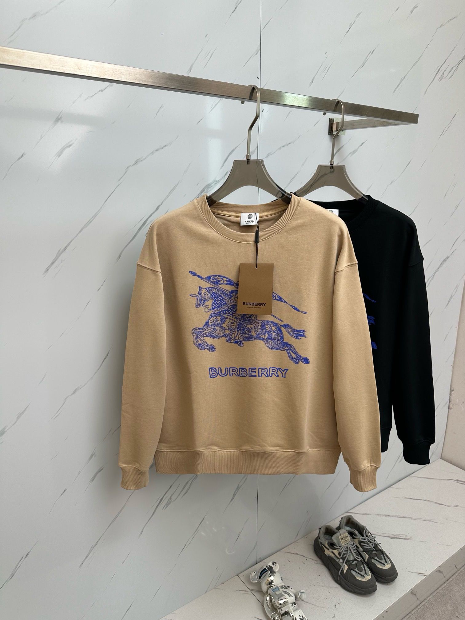 1:1 version new war horse eauestrian knight crewneck hoodie