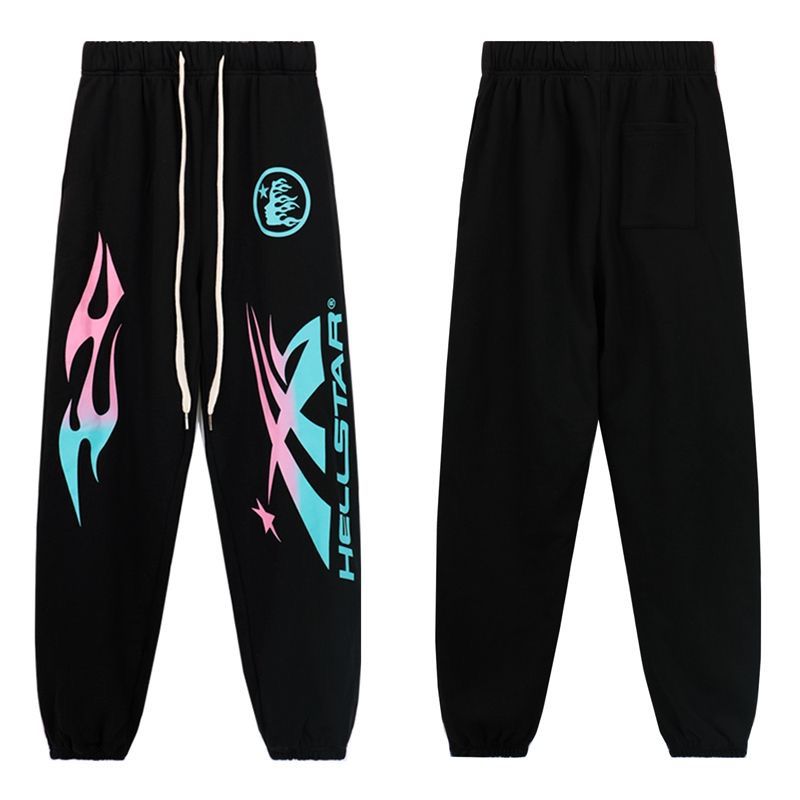 New arrival colorful logo basic style sweat pant