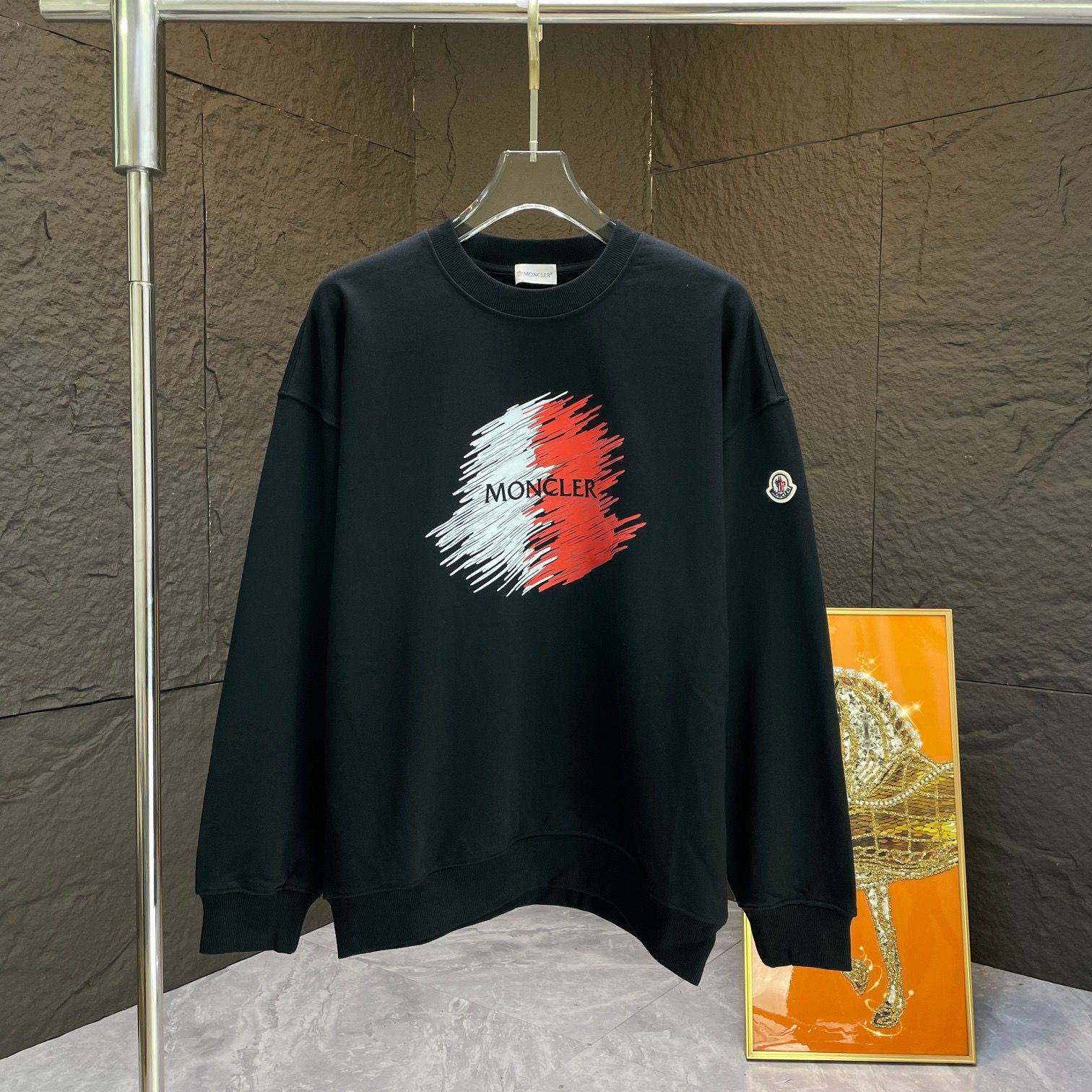 1:1 Version new arrival basic style crewneck hoodie
