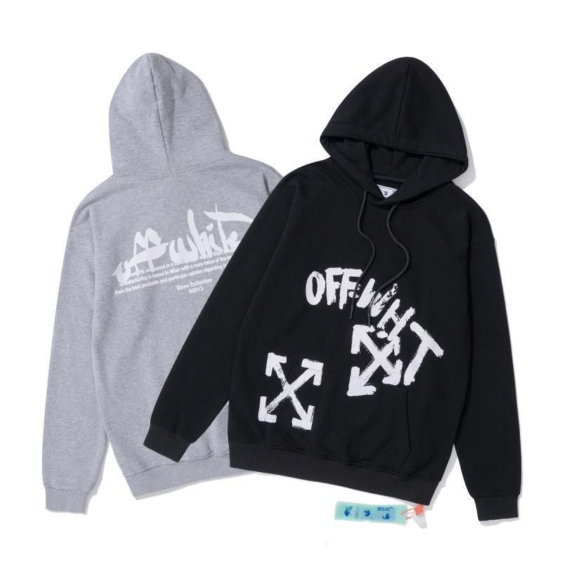 New arrival big letter arrow off hoodie