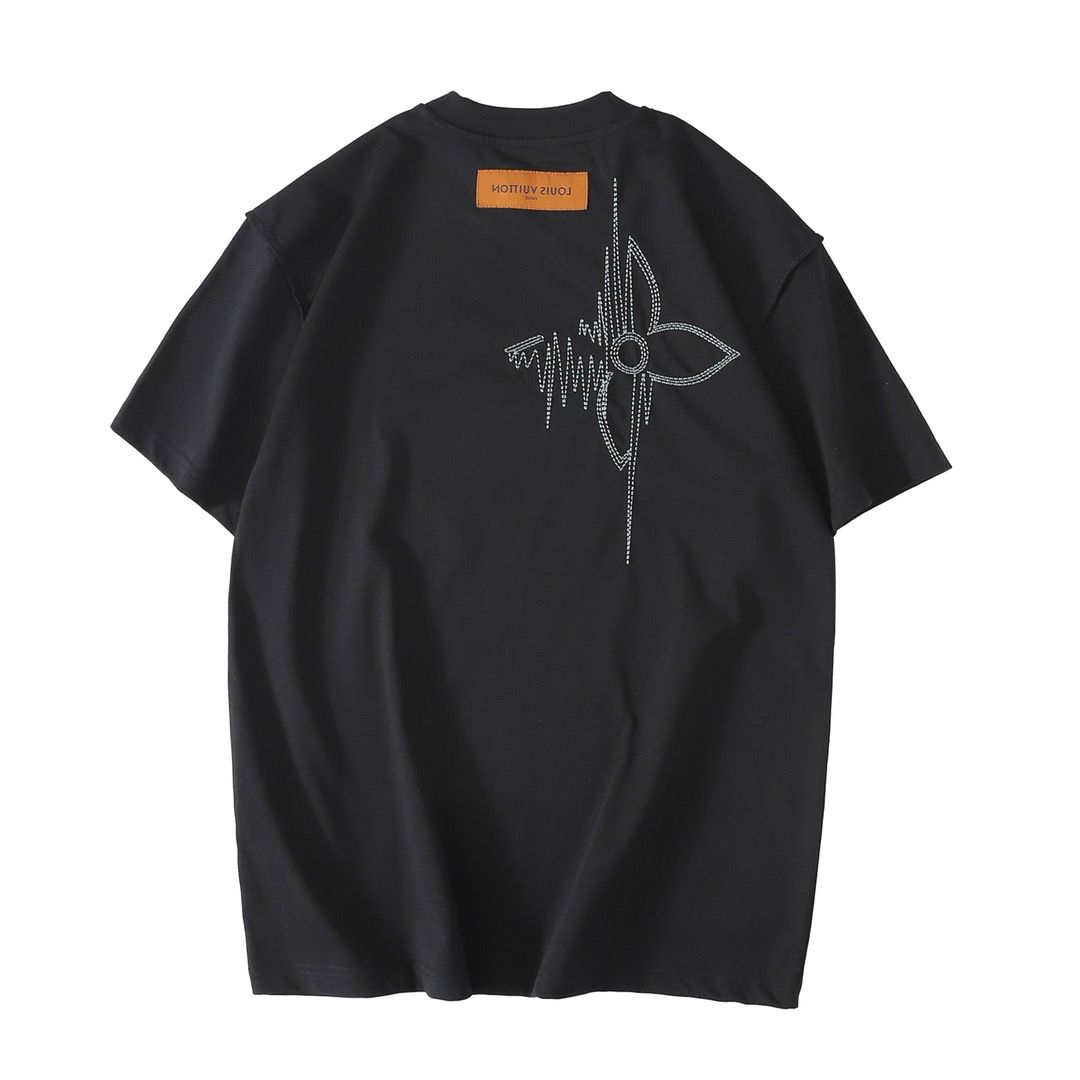 1:1 Version new line chart embroidery tshirt