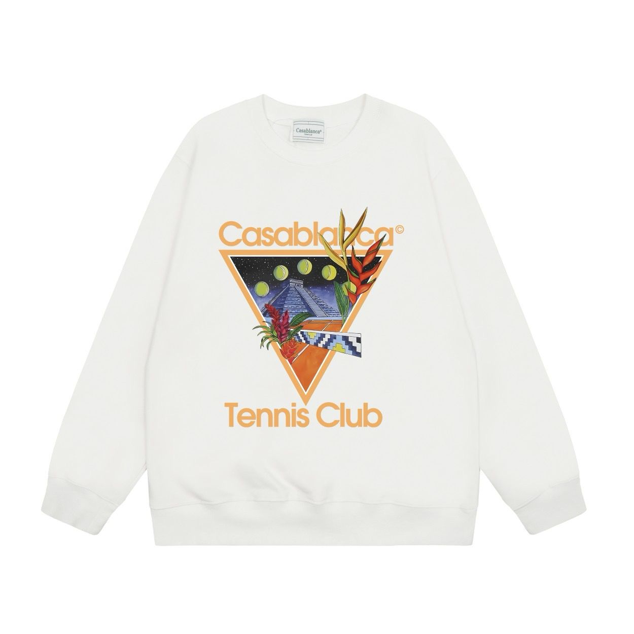 New arrival triangle pic simple crewneck