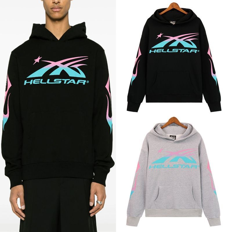 New arrvial colorful logo print hoodie