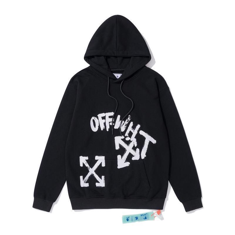 New arrival big letter arrow off hoodie