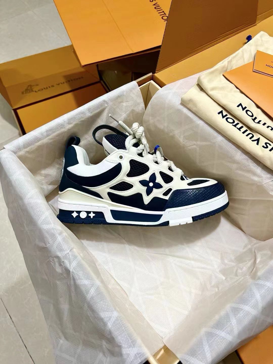 1:1 Top version thick sole double shoes