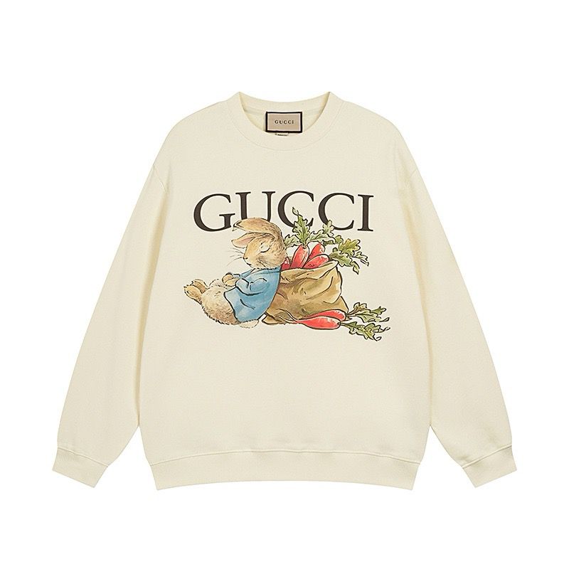 1:1 Version new arrival parrot rabbit print crewneck
