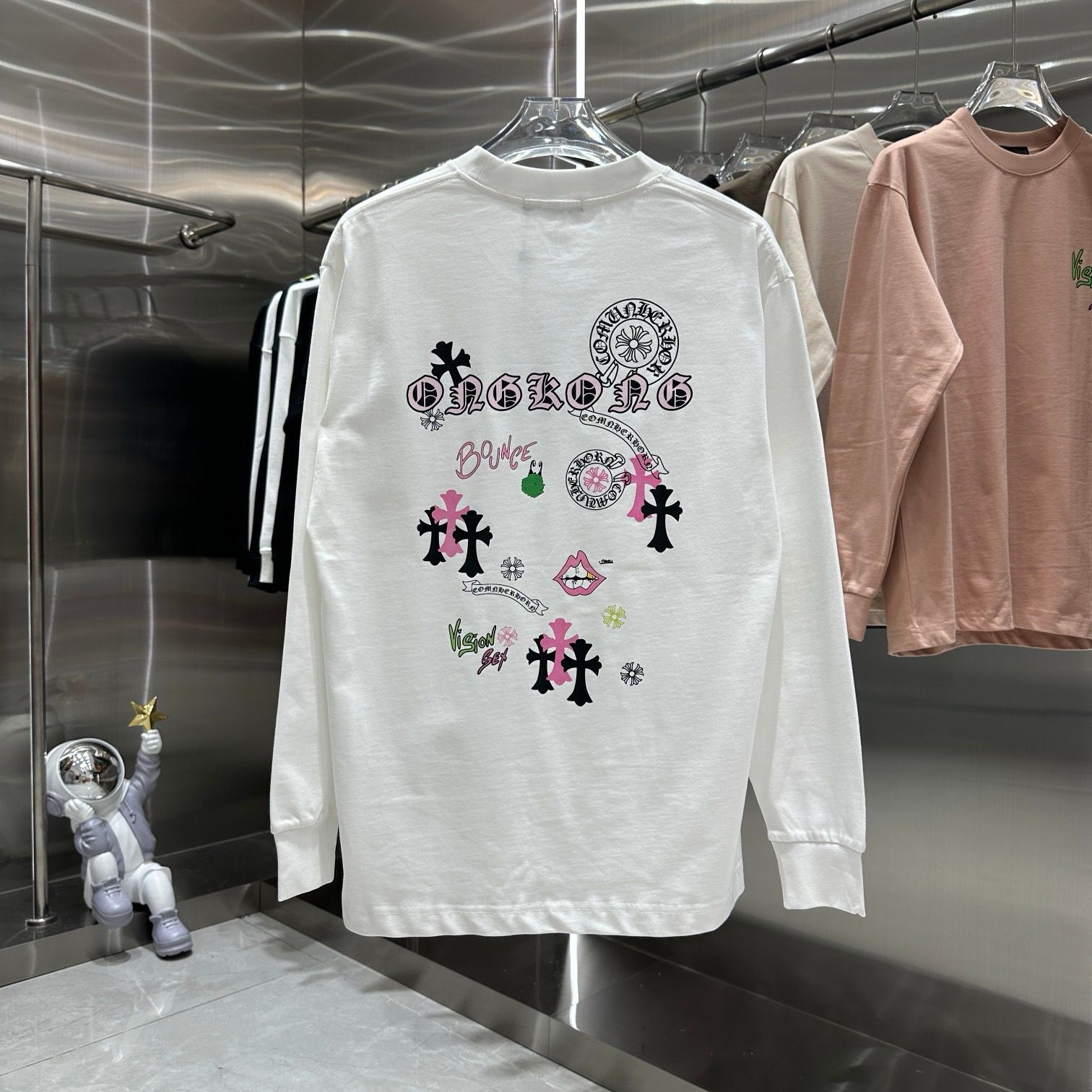 1:1 Version new arrival basic color crewneck
