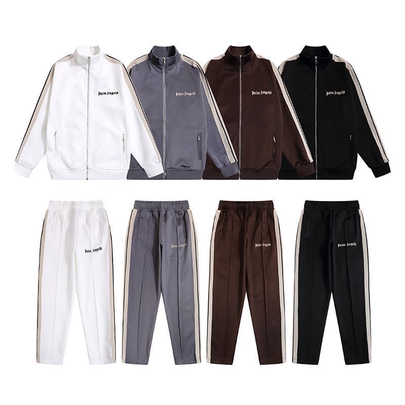 New flocking alphabet print fashion tracksuit