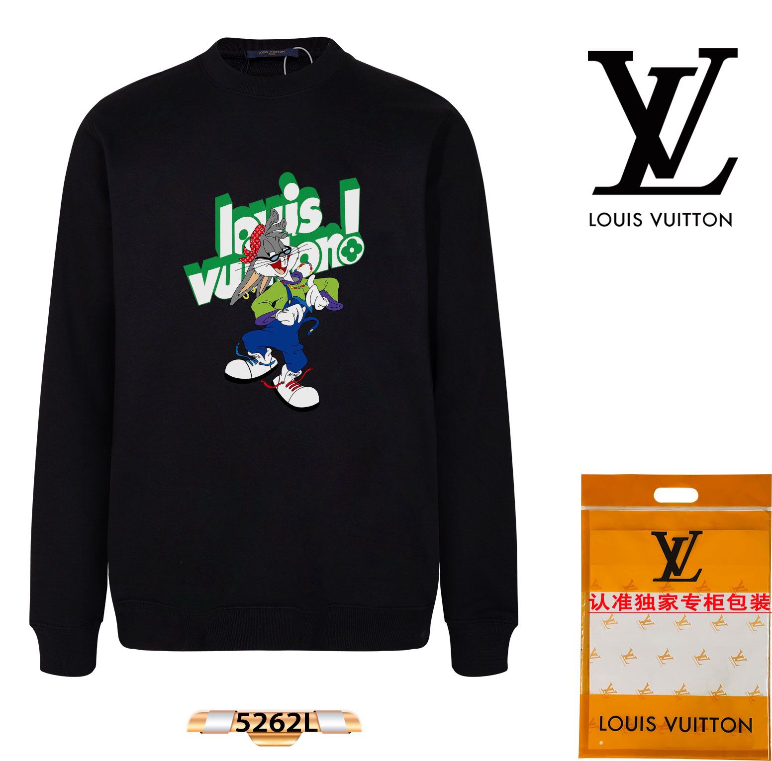 1:1 Version new cool cartoon pattern crewneck