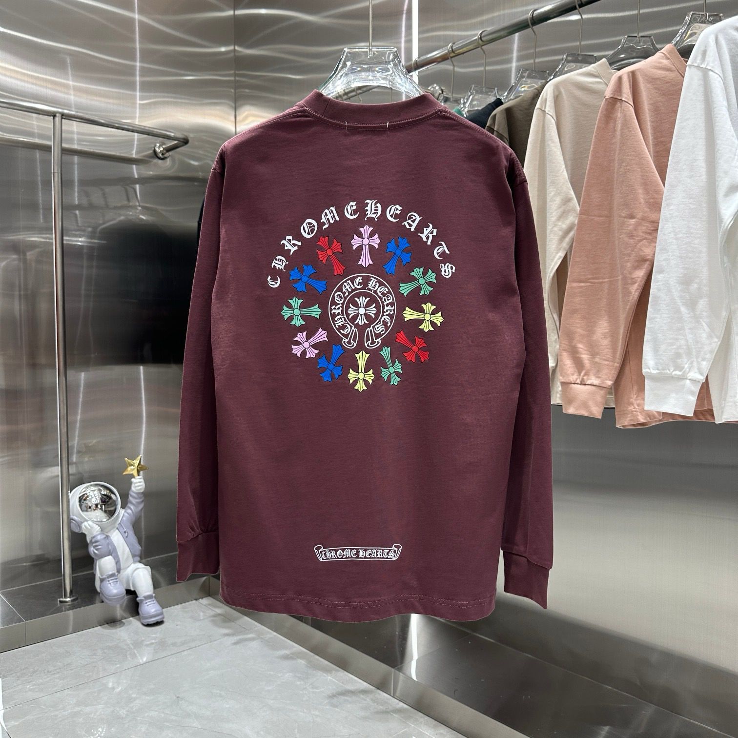 1:1 Version new arrival washing bright crewneck