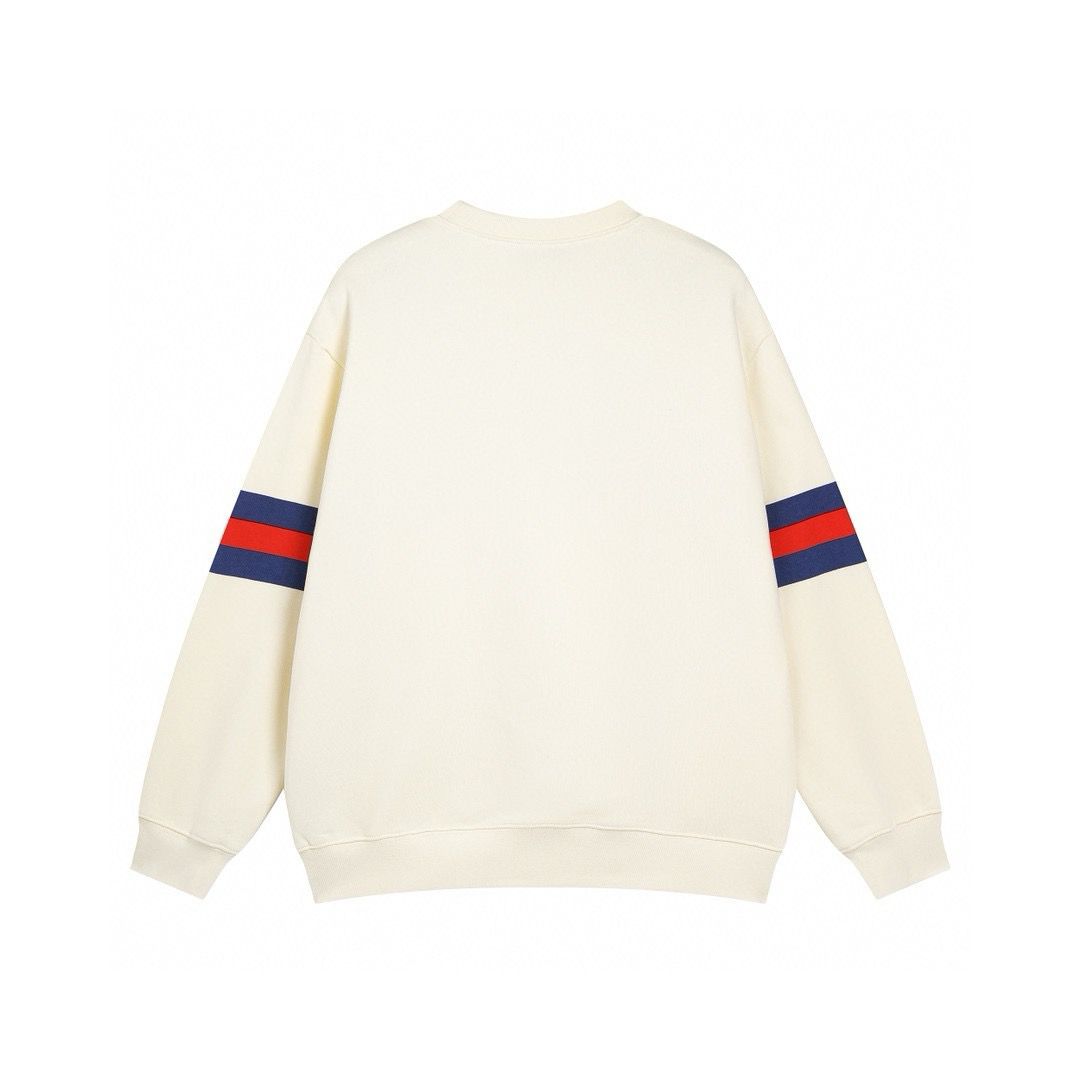 1:1 Version new arrival purple logo print crewneck