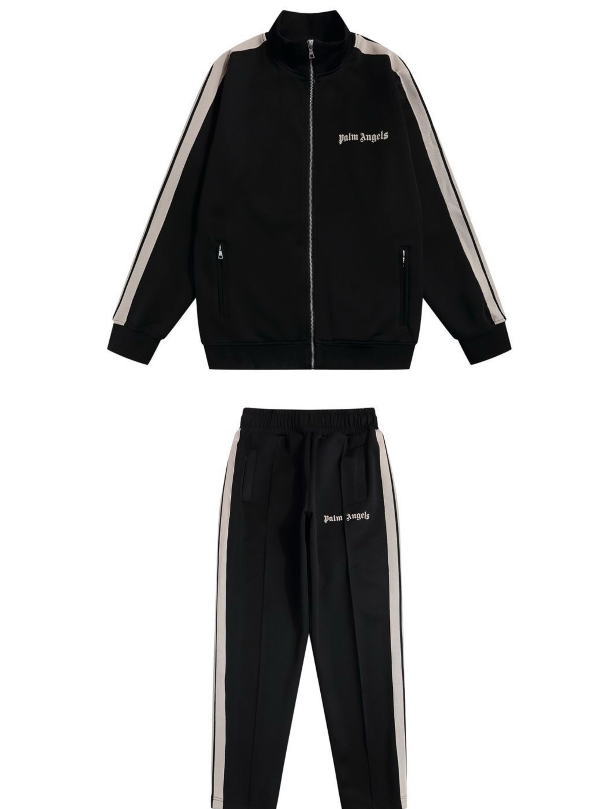 New flocking alphabet print fashion tracksuit