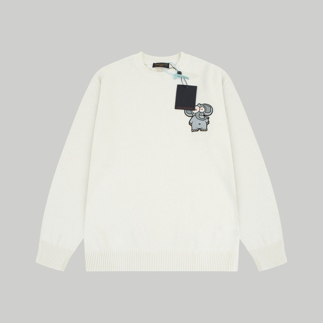 1:1 Version new white with elephant sweater
