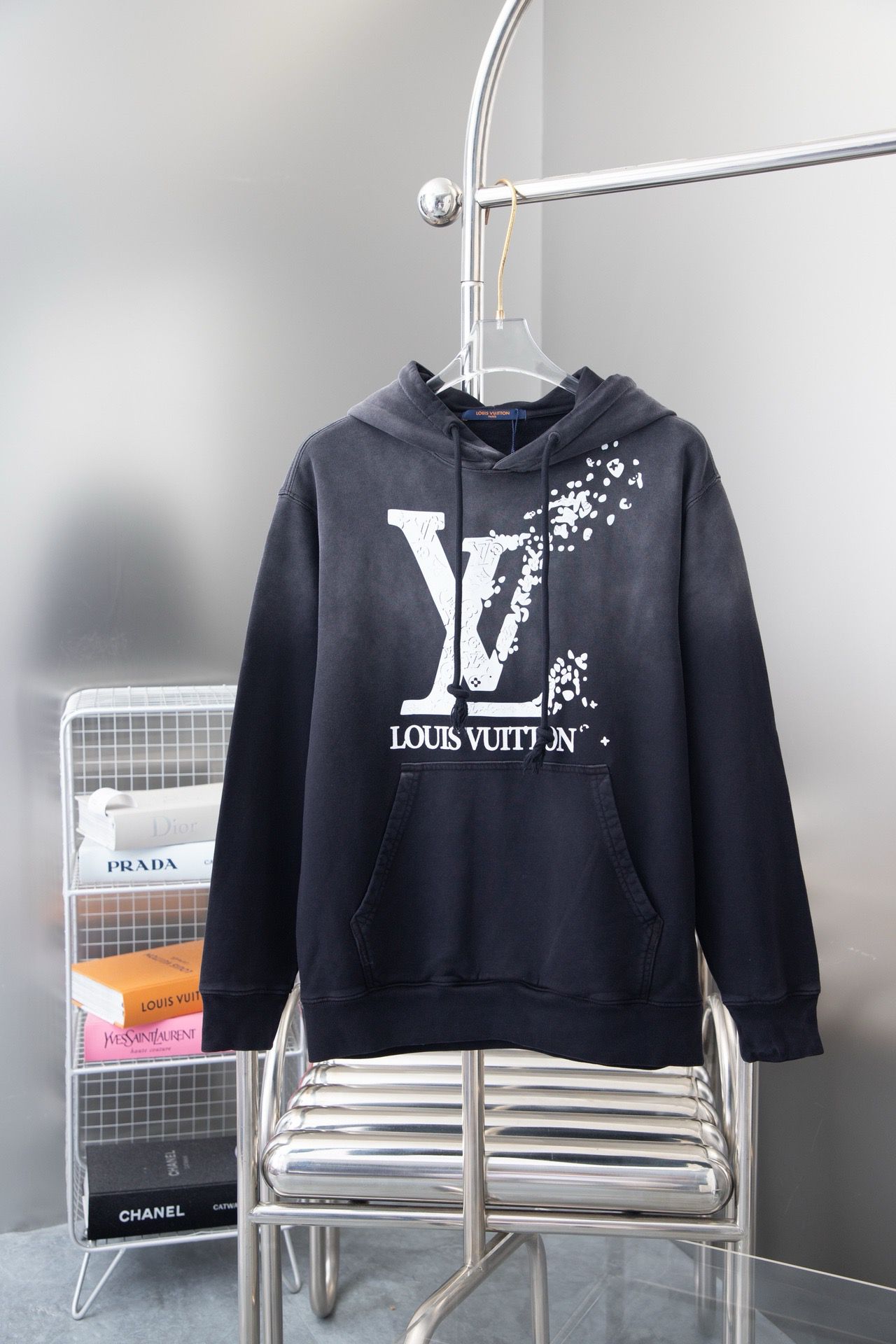 1:1 Version new foam classic four leaf clovers washing hoodie