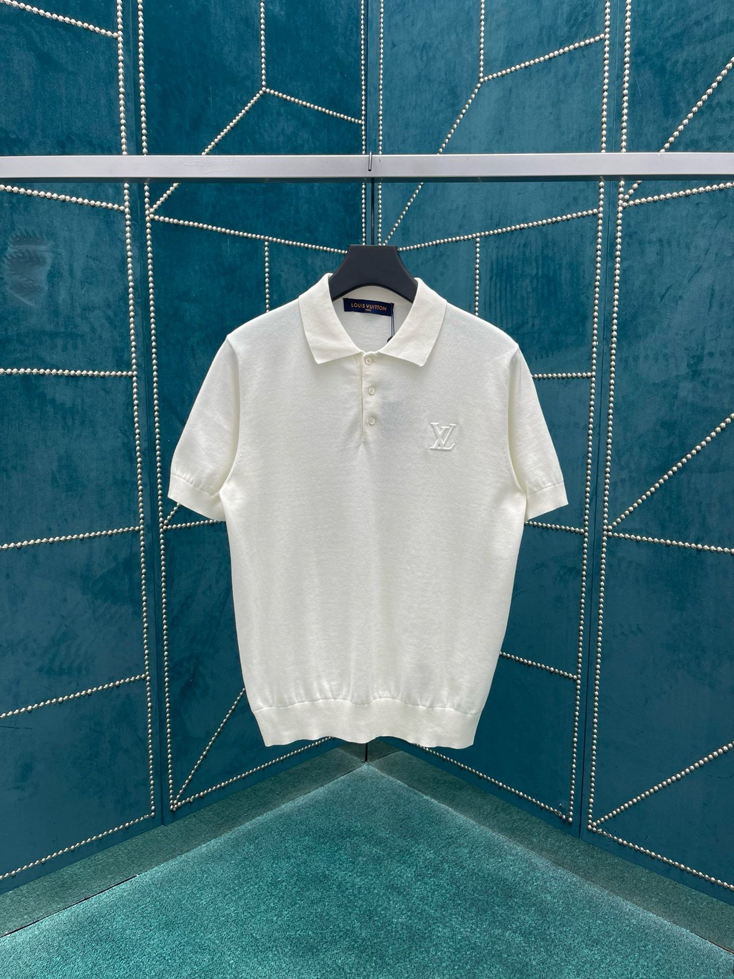 1:1 Version new knit short sleeve shirt