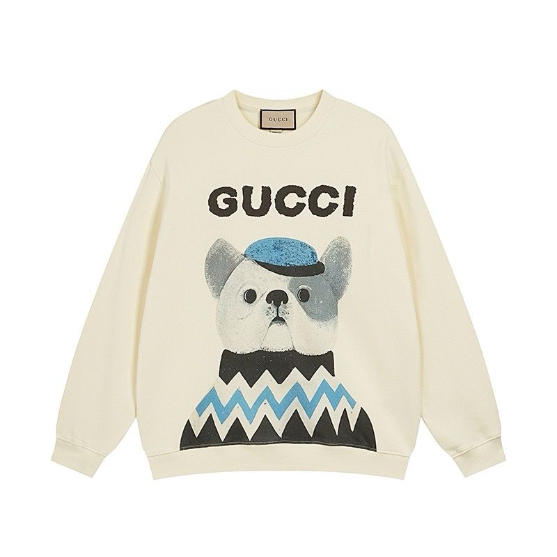 1:1 Version new arrival bear print crewneck