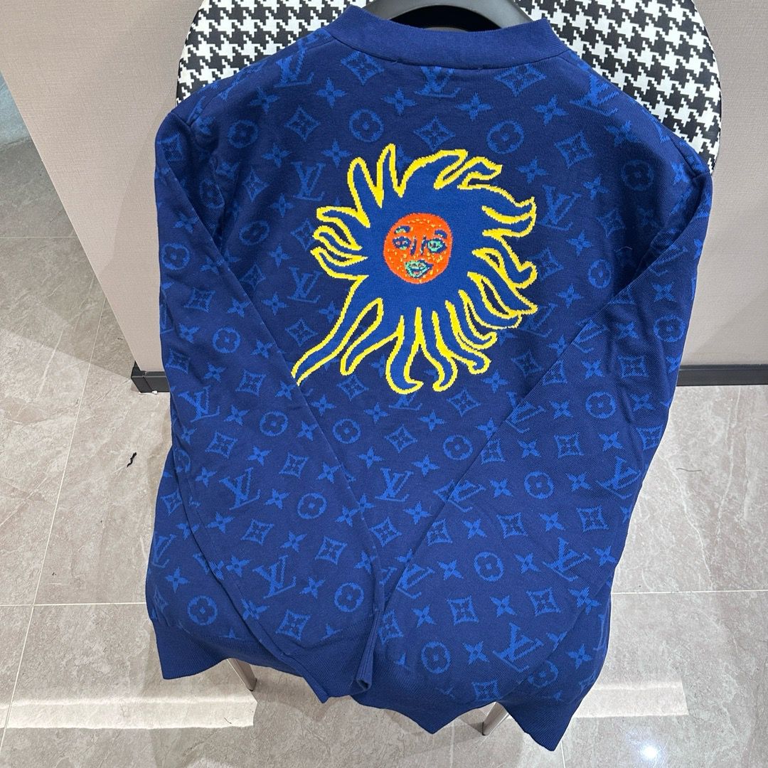 1:1 Version new arrival blue sweater jacket