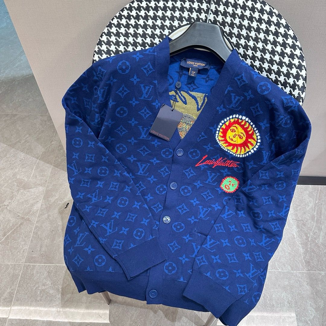 1:1 Version new arrival blue sweater jacket