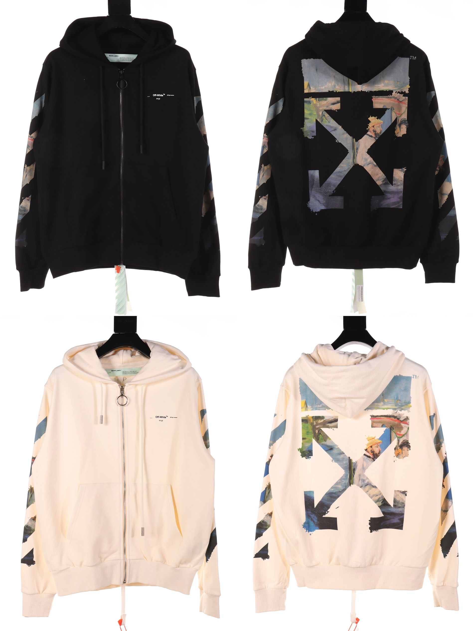 1:1 Version new arrival zipper hoodie