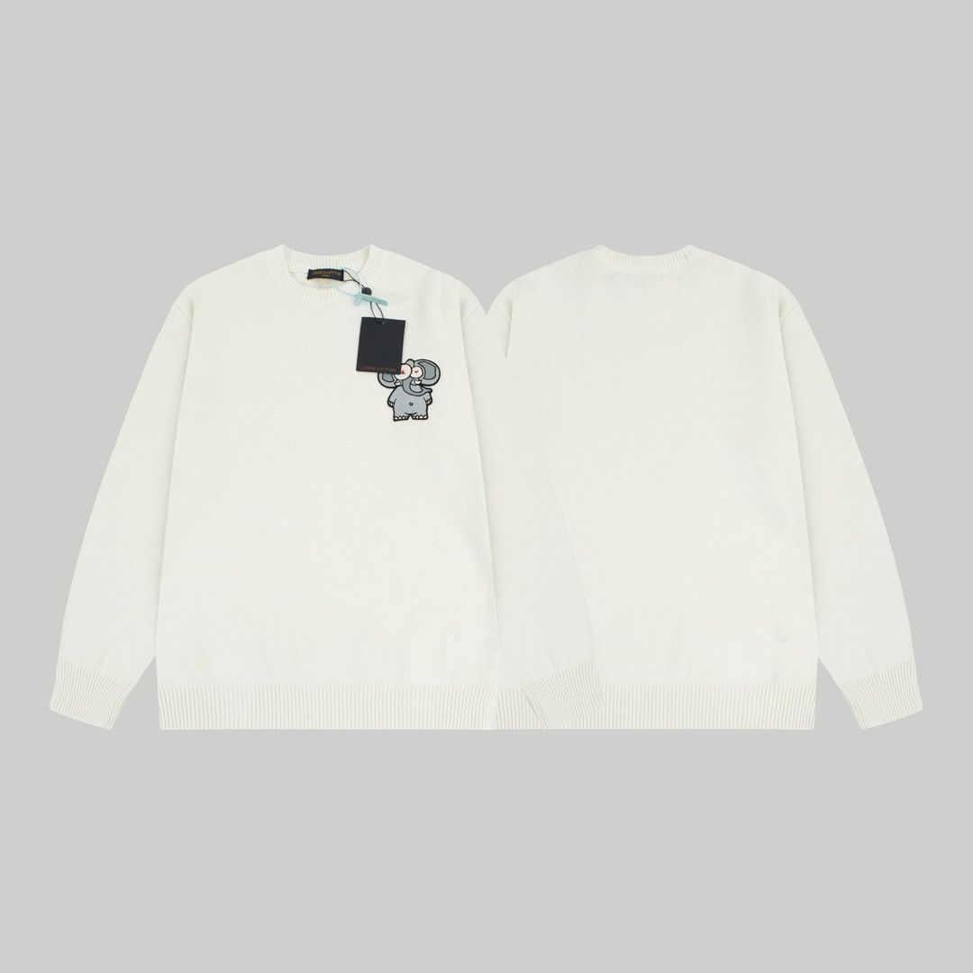 1:1 Version new white with elephant sweater