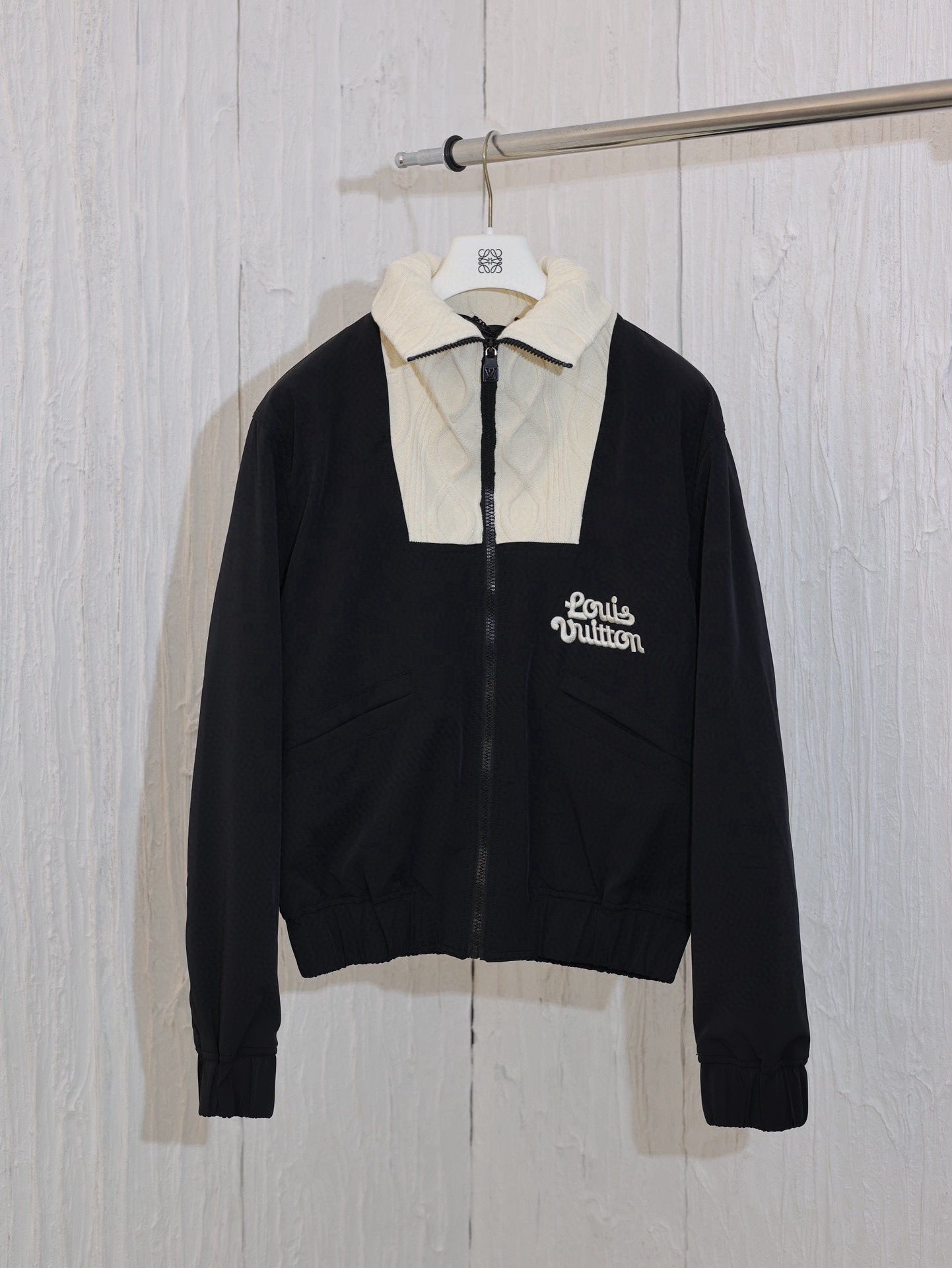 1:1 Version new zipper collar jacket