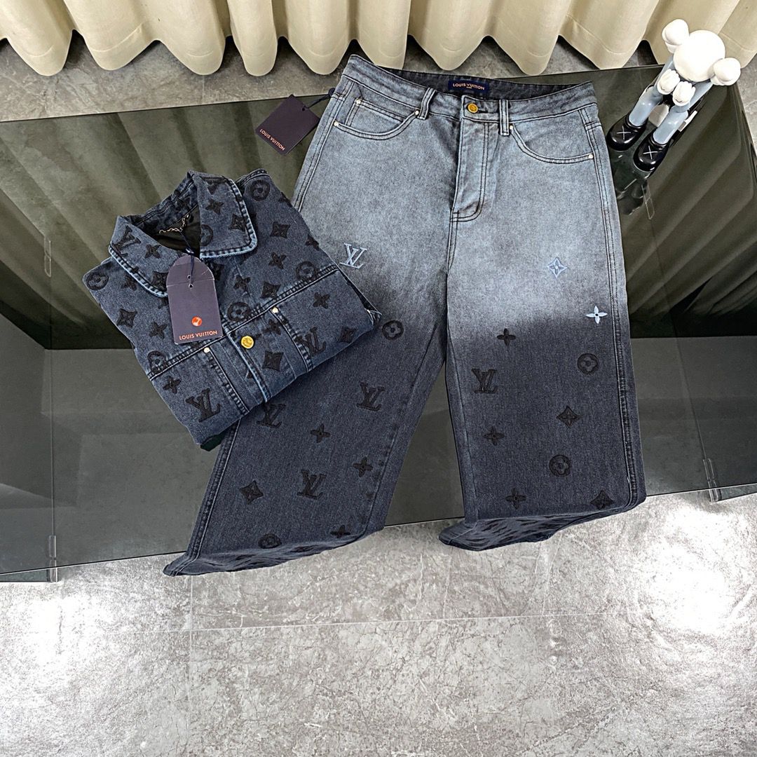 1:1 Version new arrival gradient jeans