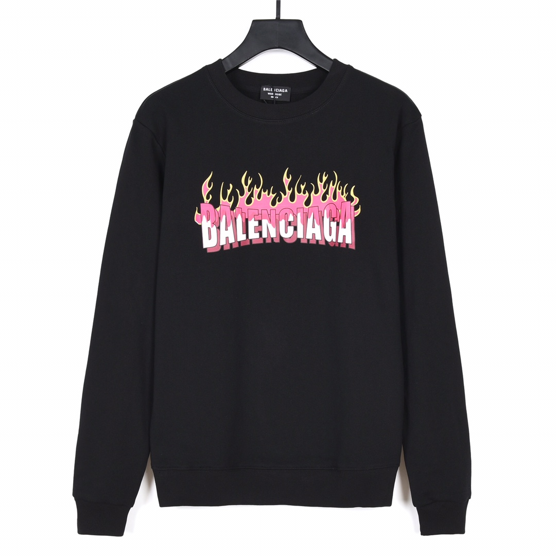 1:1 version New Arrival  Fire Printing Hoodie