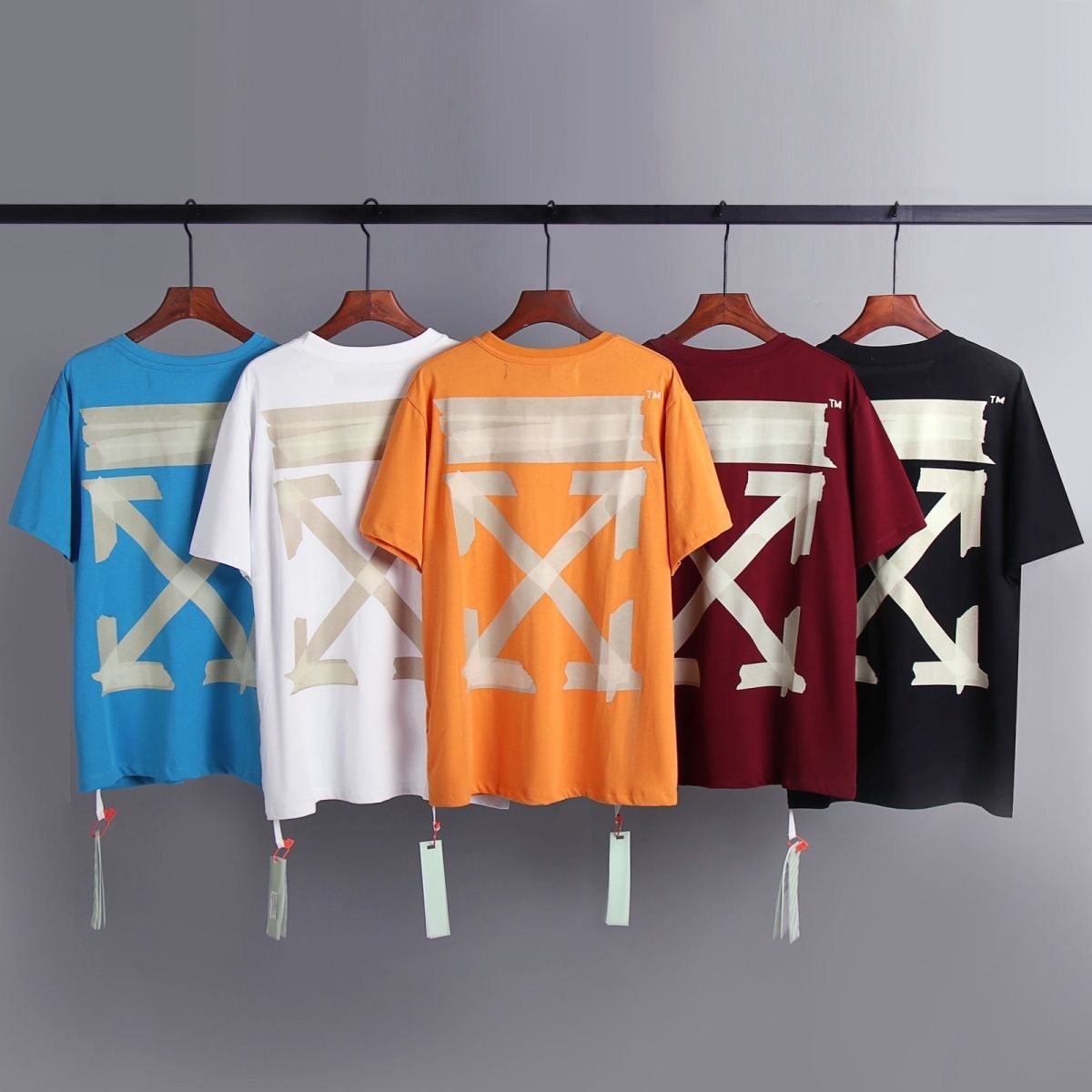New Classic Yellow Tape Arrow Tee 5 Colors