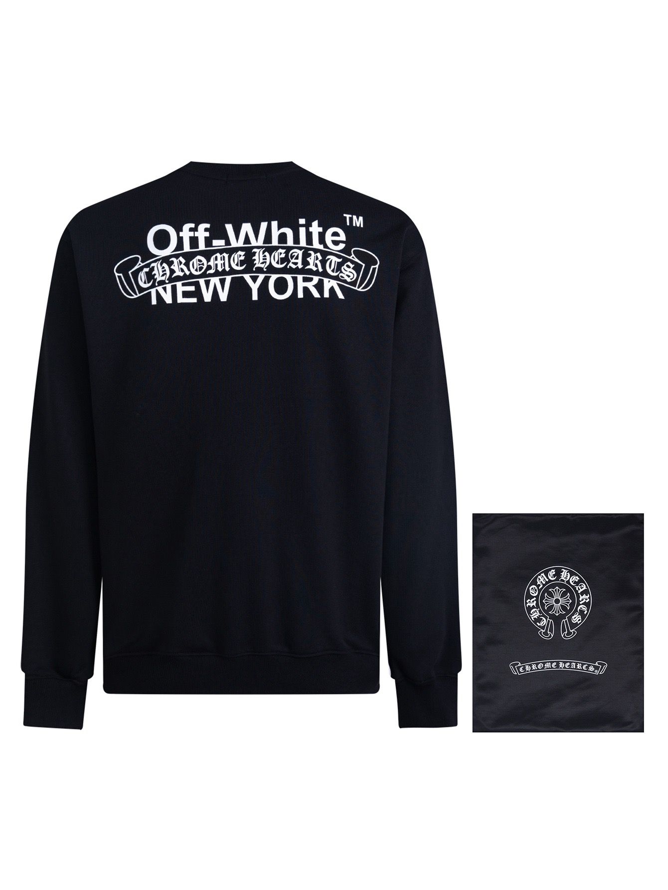 1:1 Version new black CHXOW crewneck