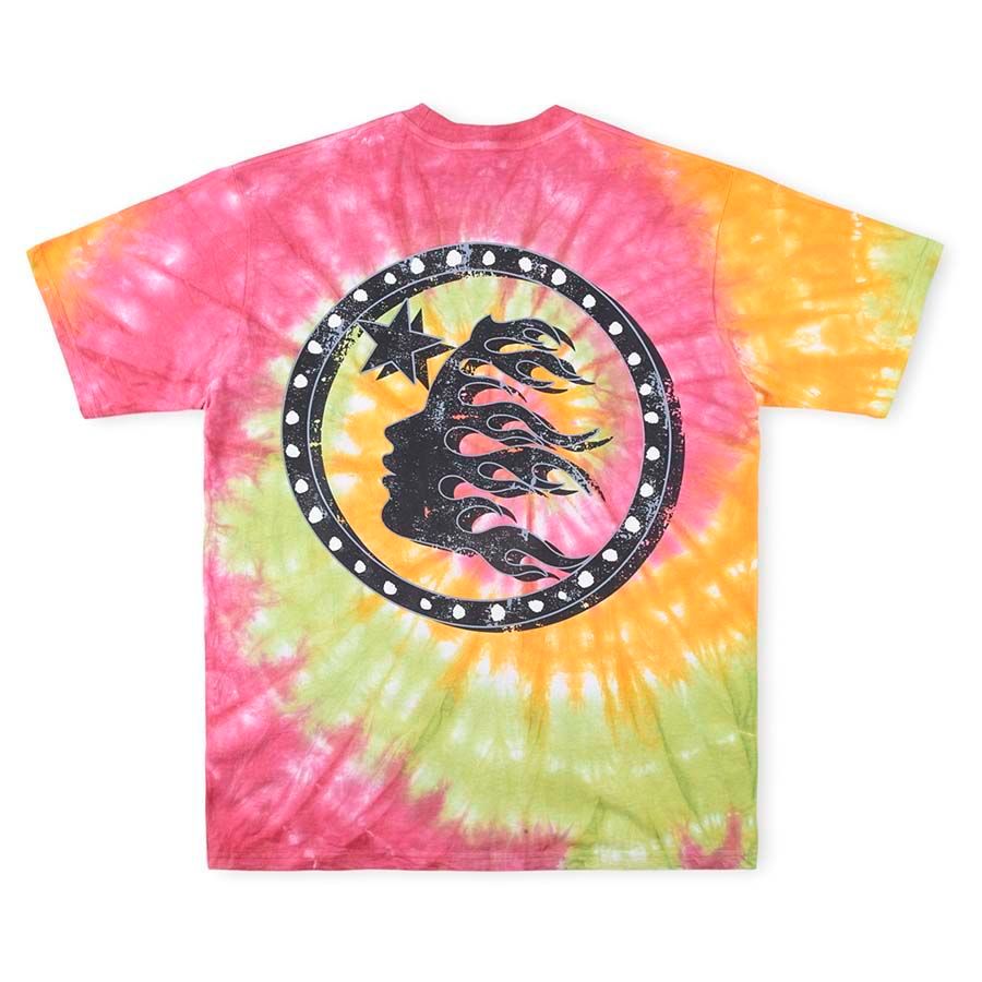 1:1 version new arrival skull tie-dye tee