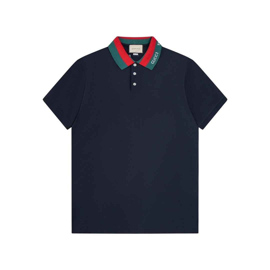 1:1 version new classic logo collar polo tshirt