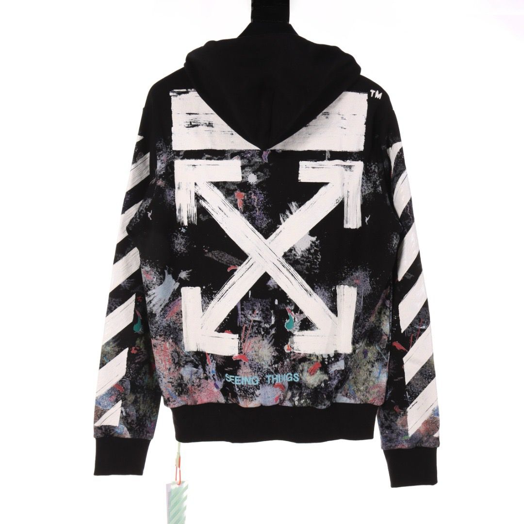 1:1 Version new arrival arrow zipper hoodie jacket