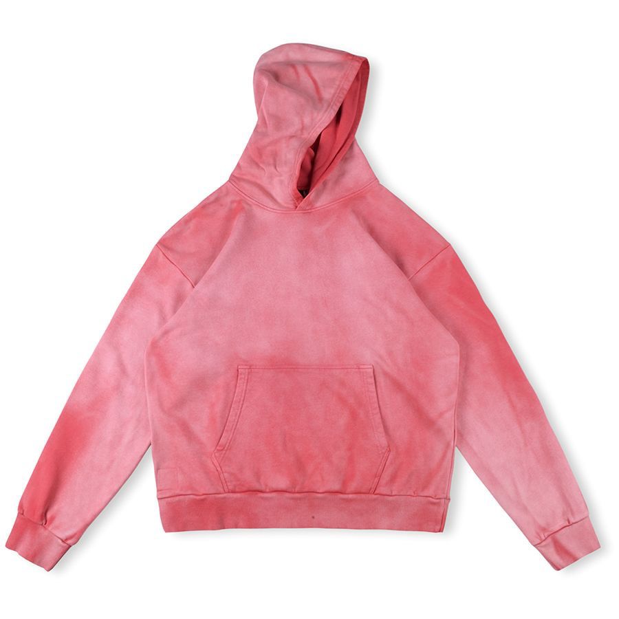 1:1 version new sample blank washing red hoodie