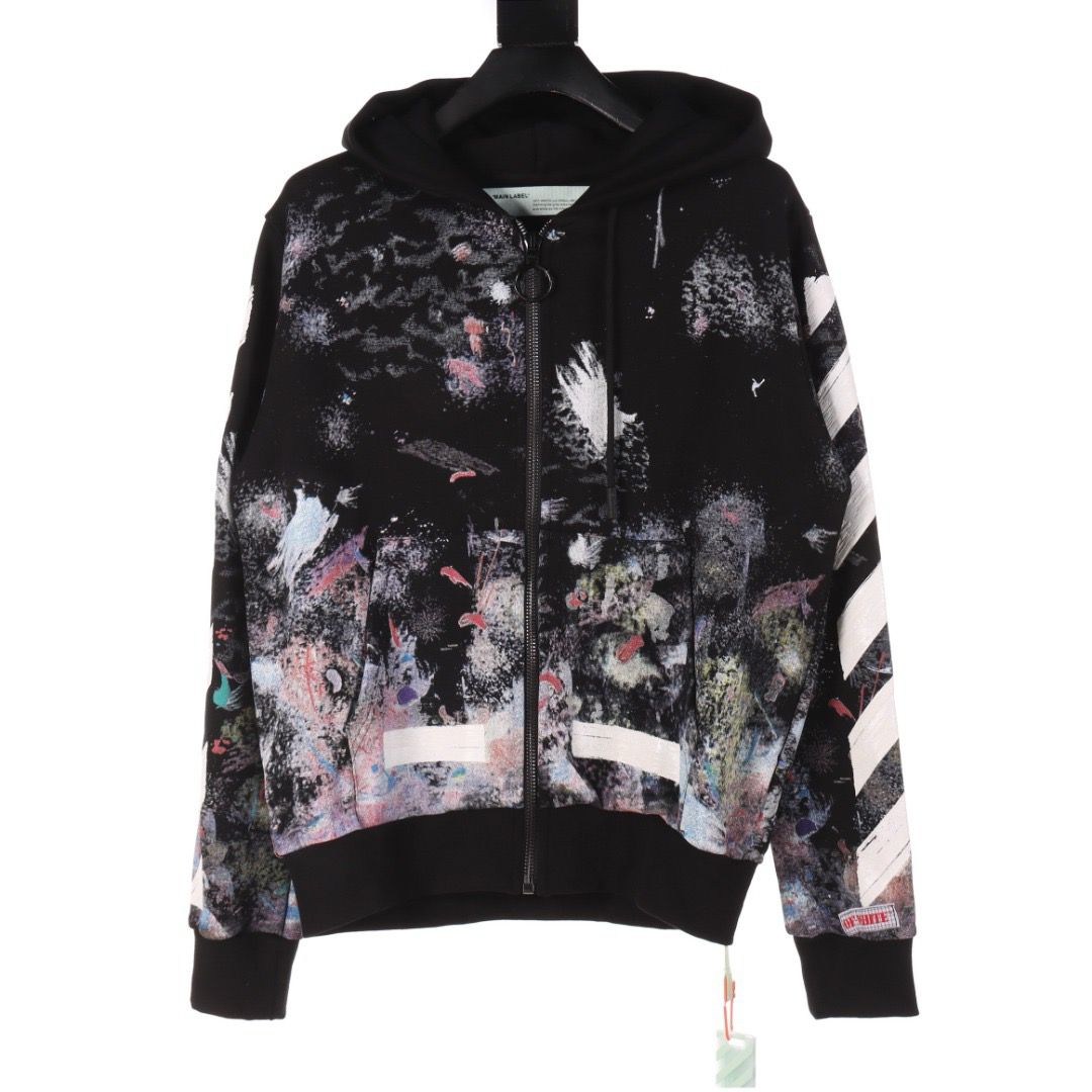 1:1 Version new arrival arrow zipper hoodie jacket