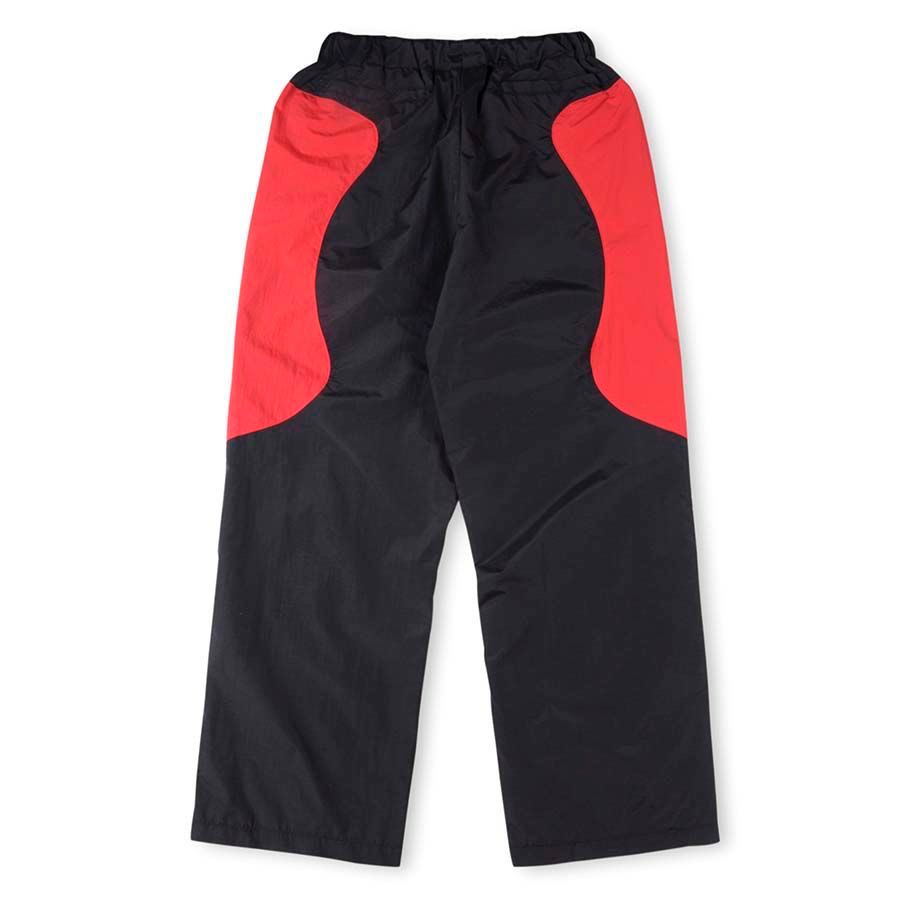 1:1 version new black red splicing pant