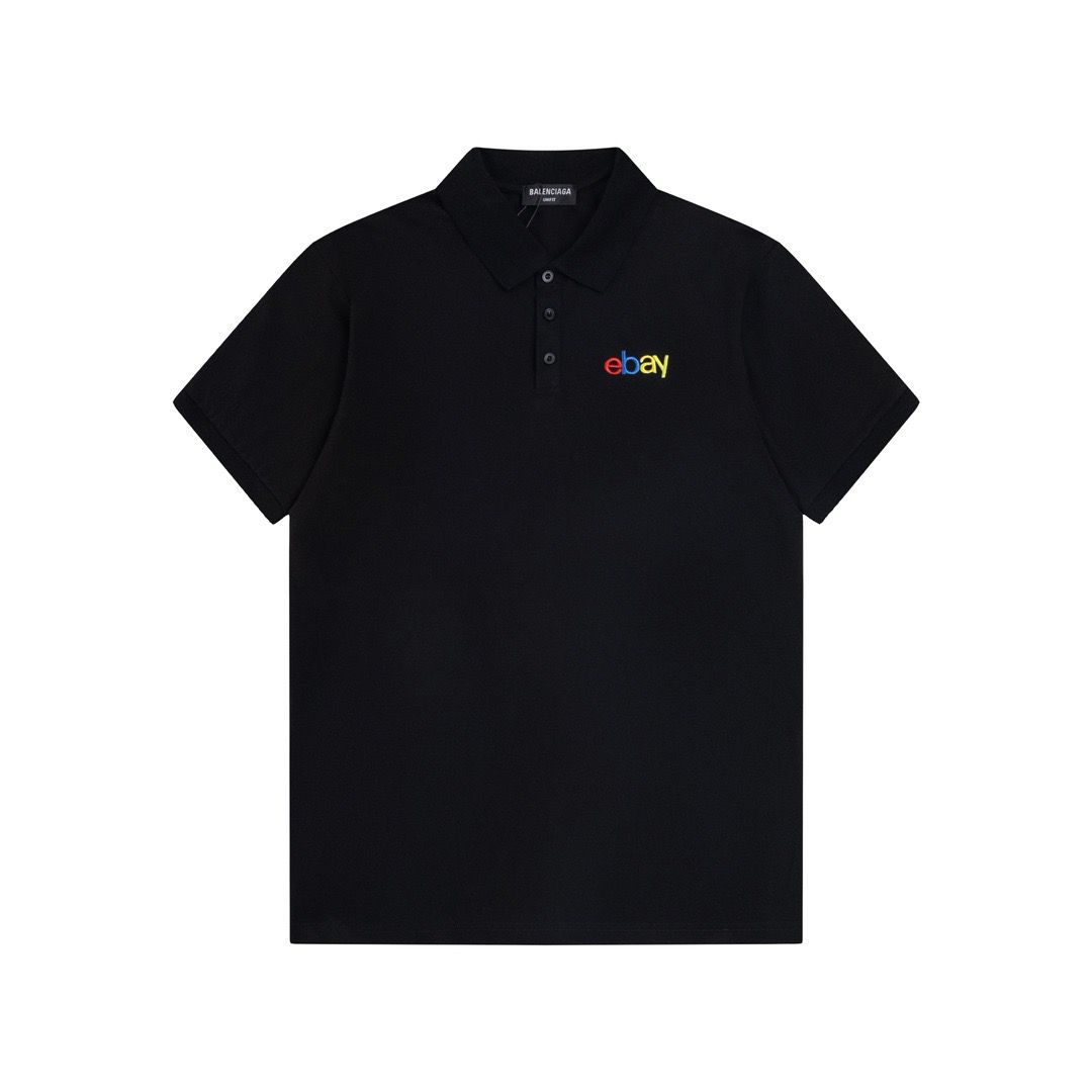 1:1 version new arrival ebay embroidery polo tshirt