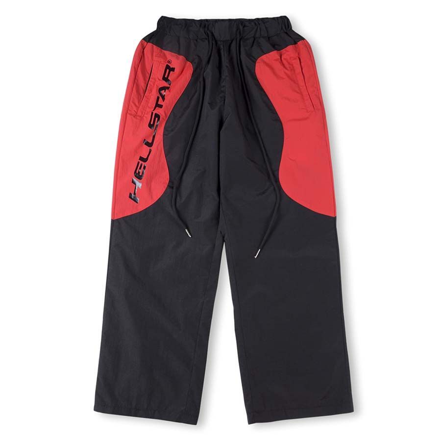 1:1 version new black red splicing pant