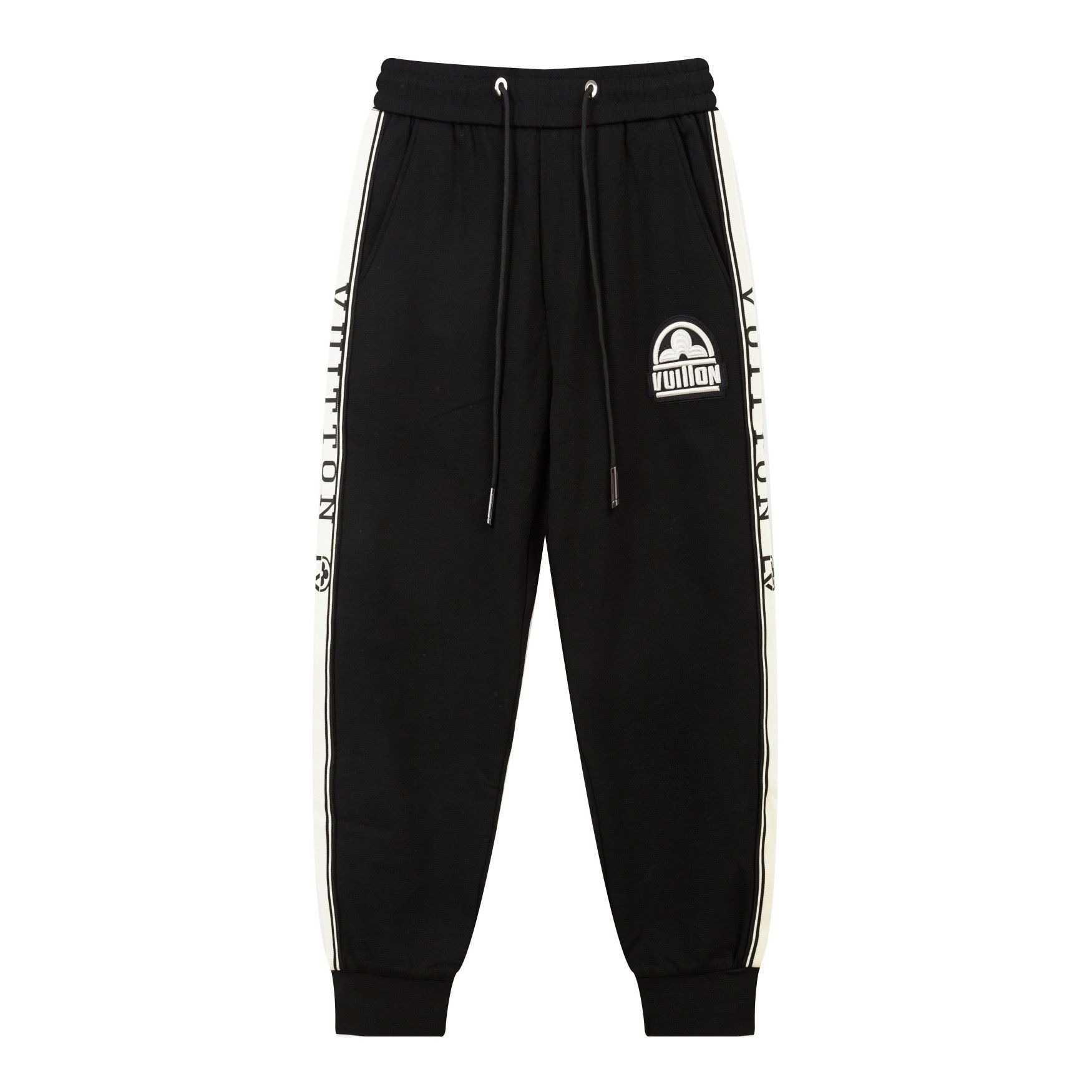1:1 Version new arrival embroidery black pant