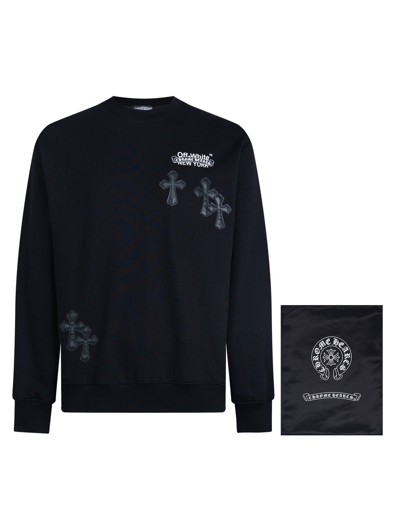 1:1 Version new black CHXOW crewneck