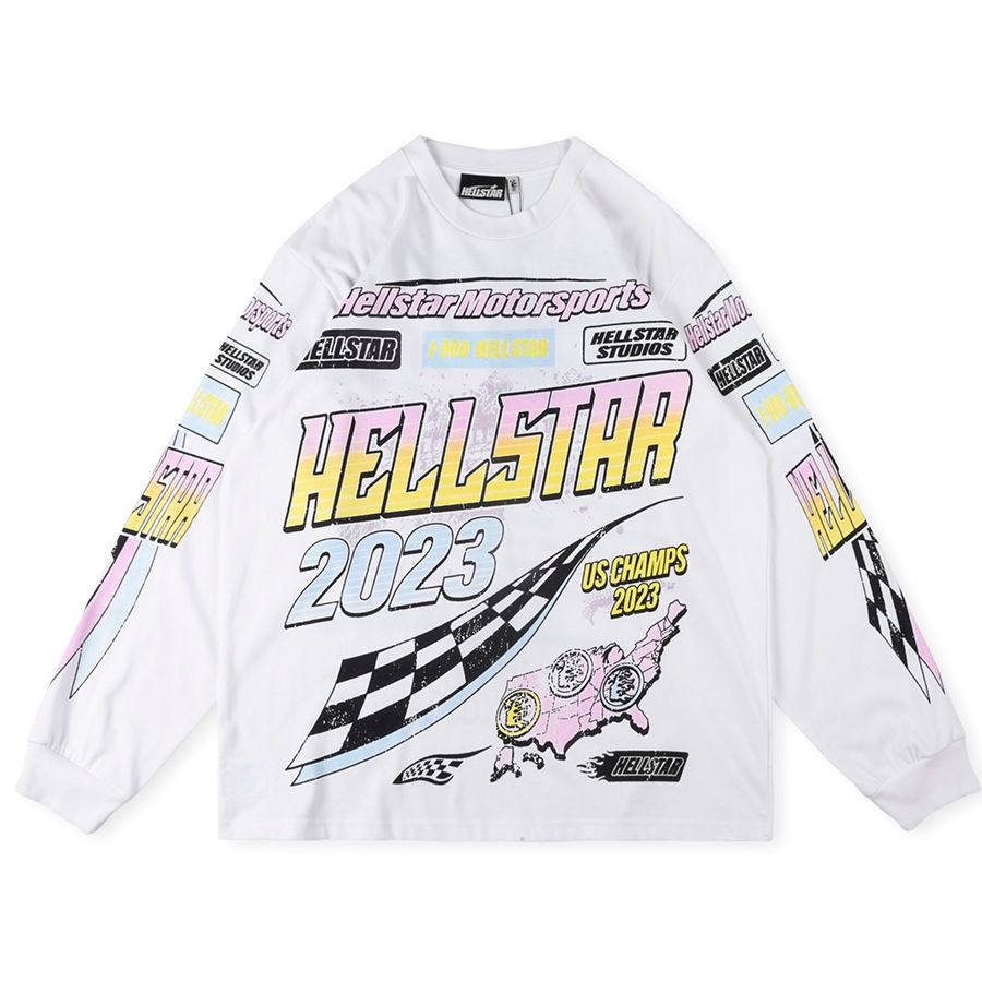 1:1 Version brain racer white long sleeve