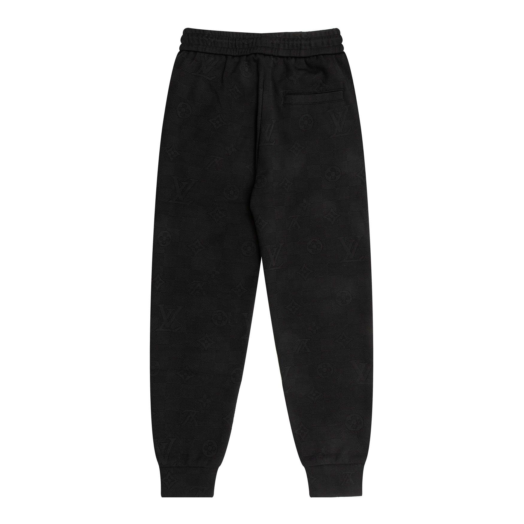 1:1 New arrival all black full logo pant