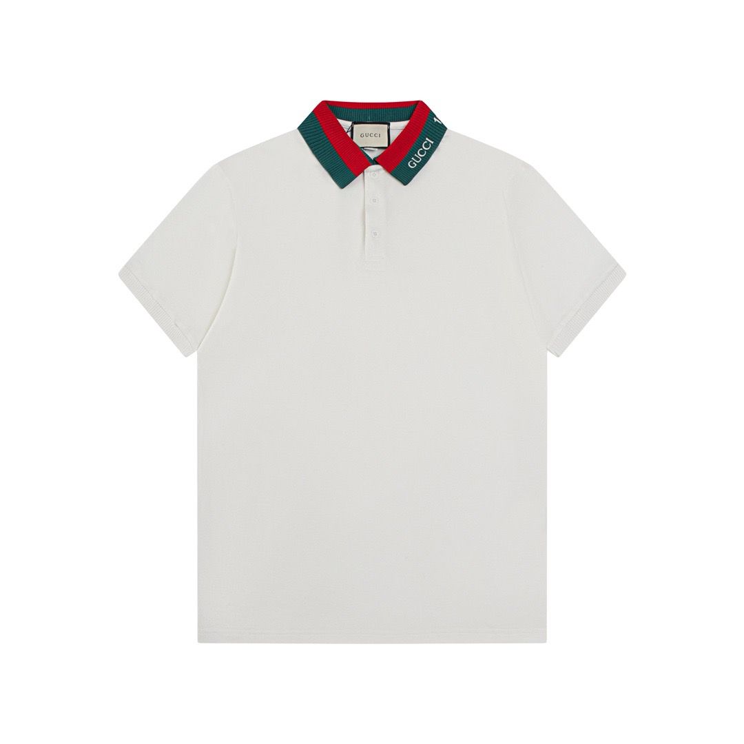 1:1 version new classic logo collar polo tshirt