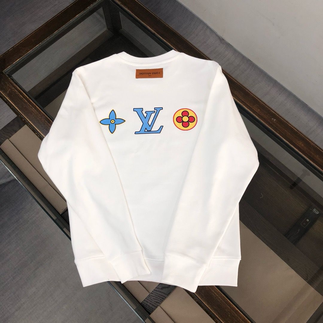 1:1 Version new arrival with colorful logo crewneck