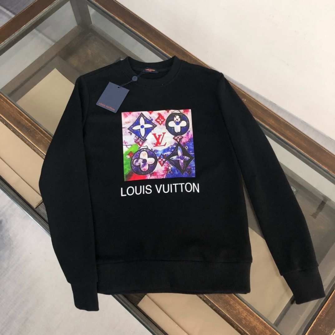 New arrival purple graffiti crewneck