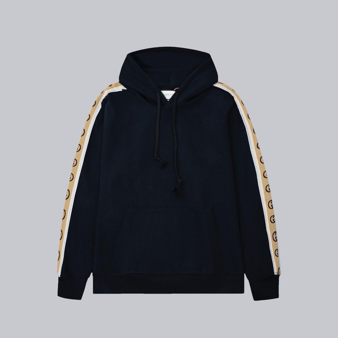 1:1 quality classic woven reflectivee strip hoodie