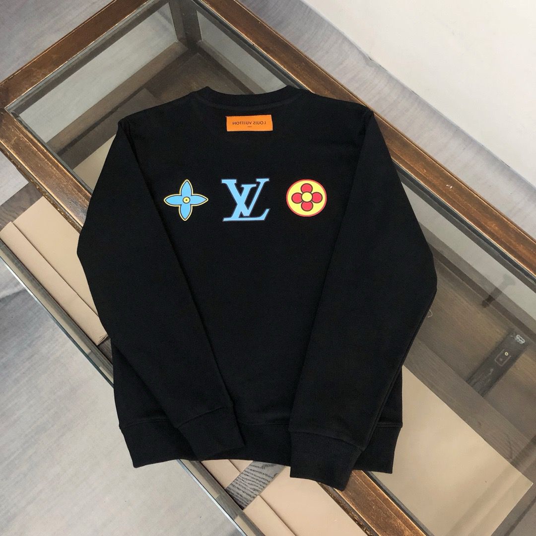 1:1 Version new arrival with colorful logo crewneck