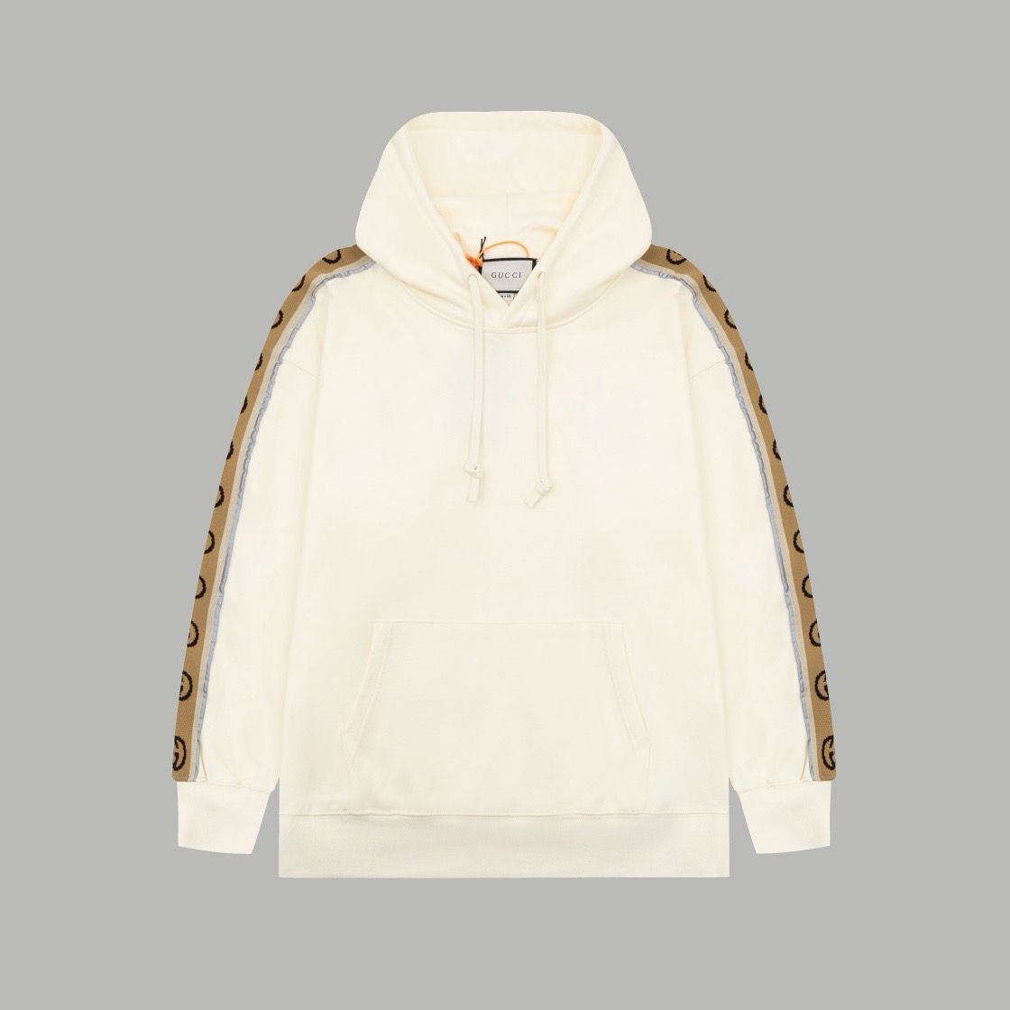 1:1 quality classic woven reflectivee strip hoodie