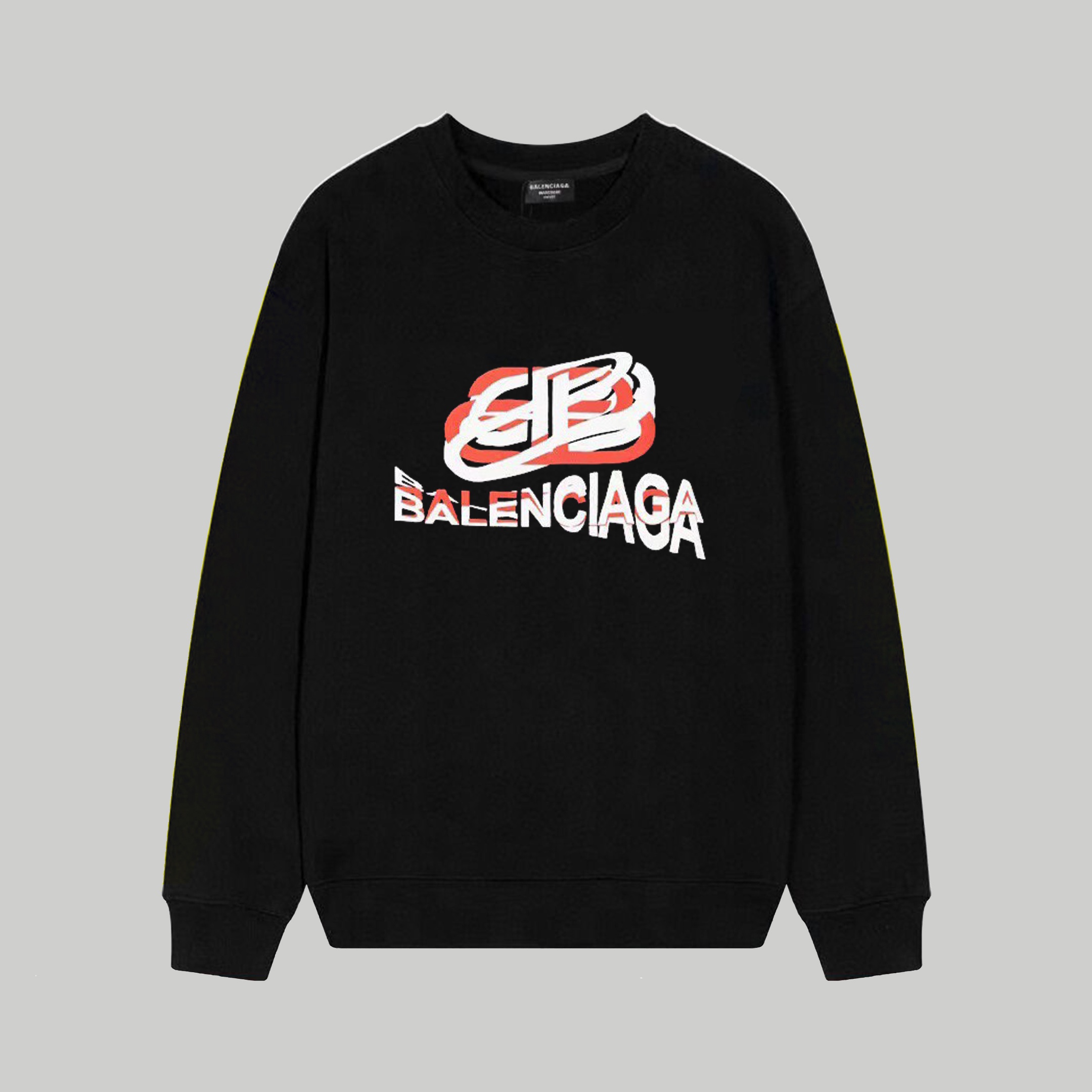 New arrival black white logo printing hoodie